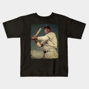 Jackie Robinson in Los Angeles Dodgers Kids T-Shirt